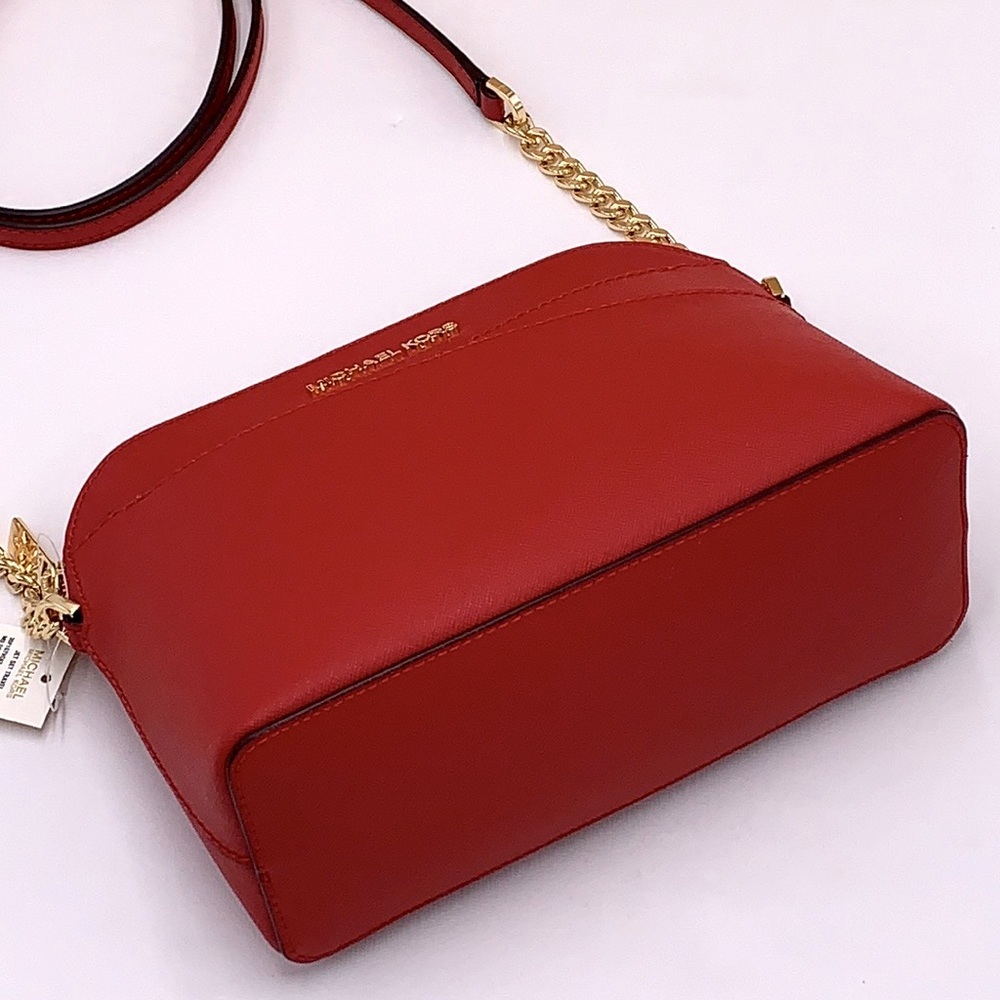 MICHAEL KORS
Jet Set Travel Medium Logo Dome Crossbody Bag FLAME COLOR - Picture 14 of 15